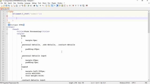 Form Processing in PHP | PHP Form Validation | Home of Programming смотреть онлайн