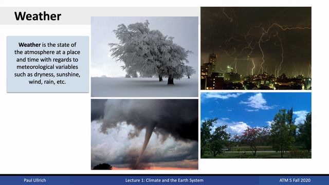Our Changing Atmosphere Lecture 01 - Climate and the Earth System смотреть онлайн