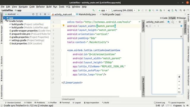 Add Lottie Animation in android app | Lottiefile animation android studio смотреть онлайн