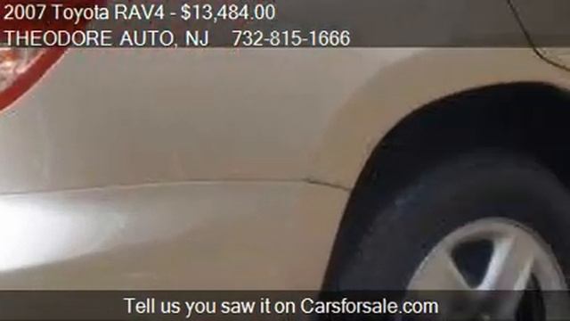 2007 Toyota RAV4 Base I4 4WD - for sale in Rahway, NJ 07065 смотреть онлайн