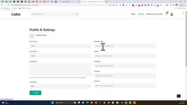 Student Walk-through Video - Lisbo React Nextjs Language School Online Courses LMS смотреть онлайн