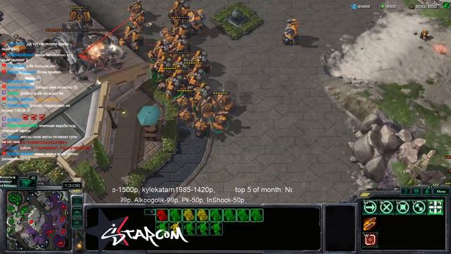 StarCraft 2 | BratOK | Вечерний ладдер Q(._.Q) смотреть онлайн