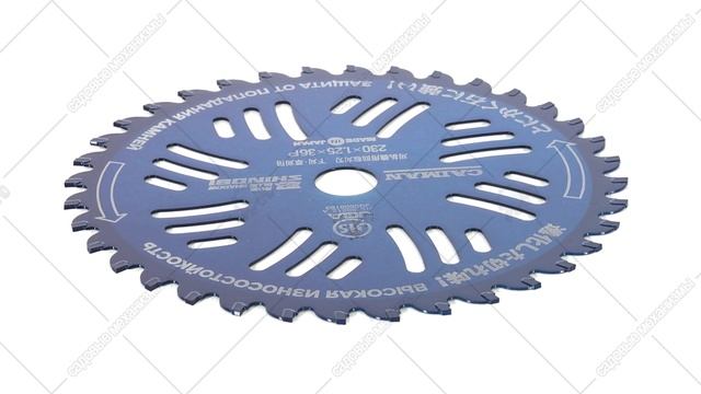 Диск кустореза Caiman Shinobi Blue Shadow 3D обзор смотреть онлайн