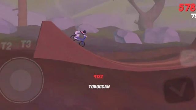 Pumped BMX Flow - Walkthrough Gameplay #9 - 9 double barspins in a run смотреть онлайн