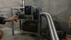 Отопитель ОВ 65 - в гараже.