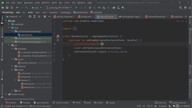 Android Studio (Kotlin) Simple Splash Screen смотреть онлайн