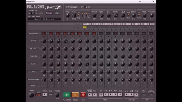 Full Bucket Sequencer Air standalone app version смотреть онлайн