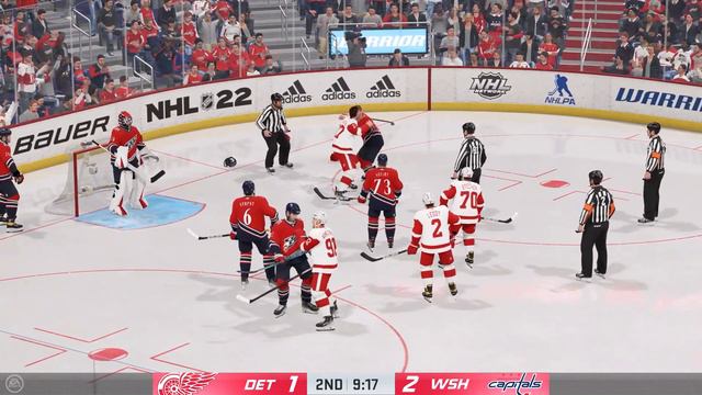 NHL 22 Gameplay - Washington Capitals vs Detroit Red Wings (NHL 22 EA Play Simulation) смотреть онлайн