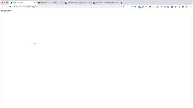 1. Подготовка проекта. Git репозиторий, Bootstap CSS, HTML и MySQL | Пишем Блог на PHP смотреть онлайн