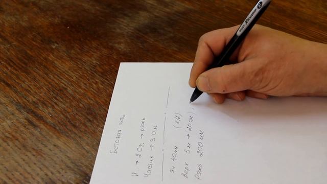 Расчёт посадки и изготовления ботовой сети или загонной рыболовной сети. смотреть онлайн