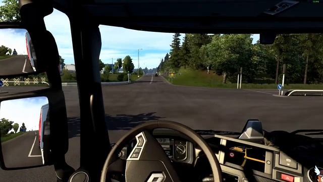 EURO TRUCK SIMULATOR 2 Renault T sleeper 520 ( POV: excursion route around Sweden) смотреть онлайн