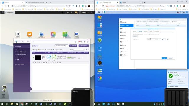 Synology DSM vs QNAP QTS - Virtual Machine Deployment смотреть онлайн