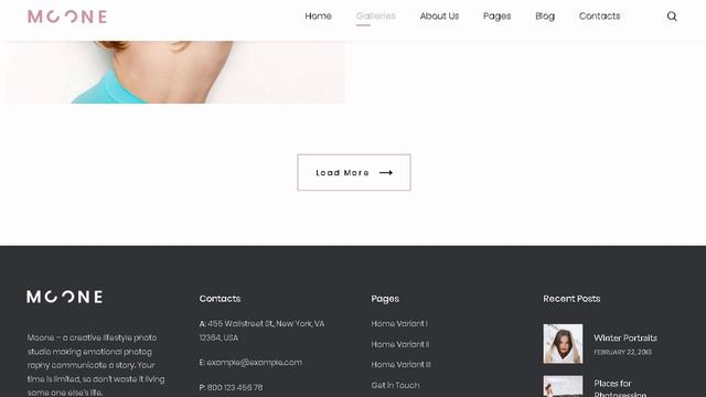 Moone - Photography Portfolio WordPress Theme | Themeforest Templates смотреть онлайн