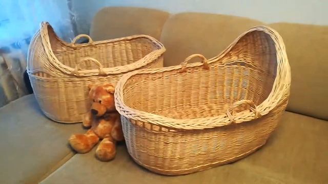 БЕБИ-БУМ: из ивового прута изготавливаю плетеные колыбели, люлечки, кроватки и переноски для малыше смотреть онлайн