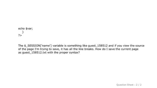HTML : Variable PHP download-header file name? смотреть онлайн
