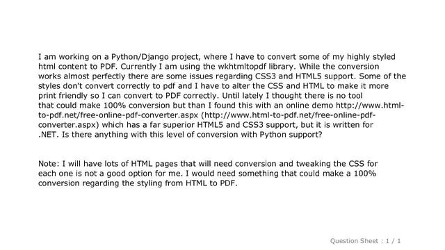 Django : Python HTML to PDF with full support for CSS3 and HTML5 смотреть онлайн