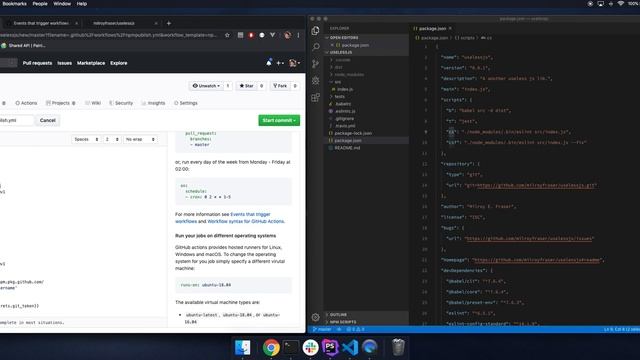 06 Setup CI and publish node package to GitHub package registry with GitHub actions. смотреть онлайн