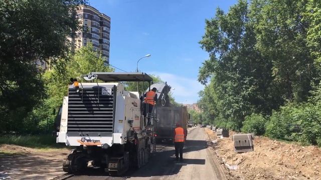 Фрезерование дорог в г. Щелково ул. Пустовская смотреть онлайн