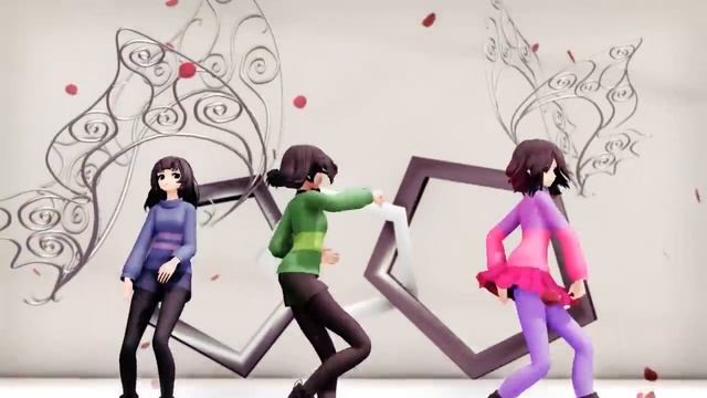 【MMD ll Glitchtale】 ECHO [ Frisk ♥ Betty ♥ Chara ] смотреть онлайн