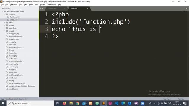 What is function & Types of function in php смотреть онлайн