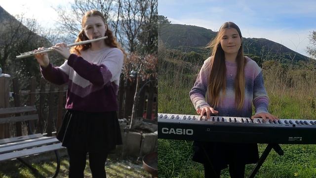 HEARTWARMING Winter❄️Vivaldi - Virtual Duet - Karoline🪈🇮🇹 & Kalina🎹🇵🇹 смотреть онлайн