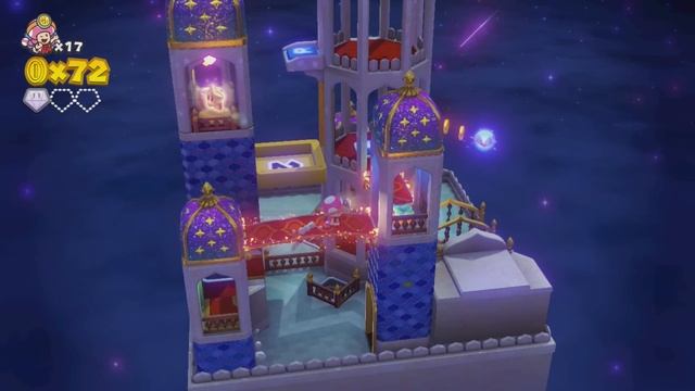 Captain Toad: Treasure Tracker (Wii U) - Double Cherry Spires (All Super Gems) смотреть онлайн