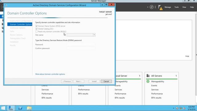 6 Installing Additional Domain Controller in Server 2012 R2 смотреть онлайн