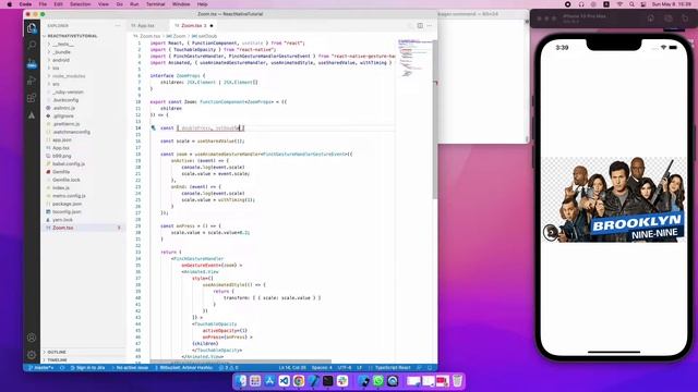 React Native - Create Zoom Component 2/2 смотреть онлайн