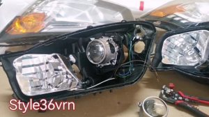 Установка bl-led линз SsangYong Actyon