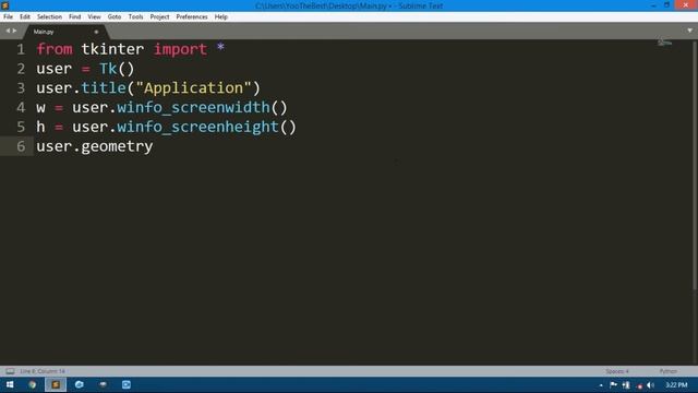 How to create a full screen window in tkinter ? | Python Tkinter | Yoo The Best | смотреть онлайн