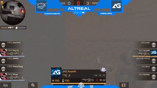 МЕГА ЭЙС ASQZAN В МАТЧЕ ПРОТИВ HBA!!! HBA VS AG! STANDOFF 2 смотреть онлайн