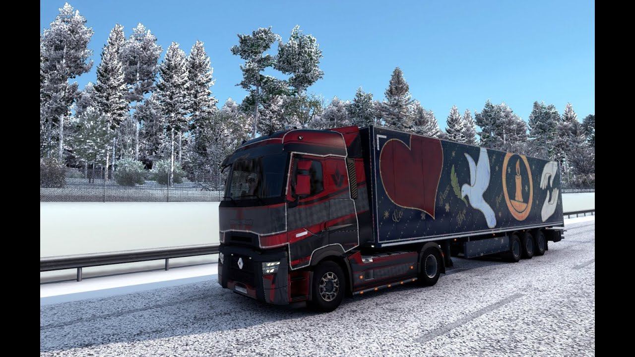 [ETS 2] Renault Evolution T_Delivery for Christmas Reflections Event смотреть онлайн