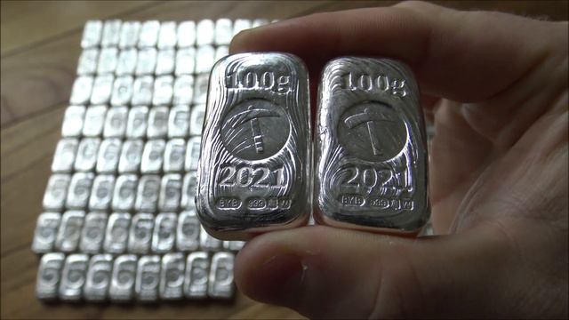 Silver For Sale Now!! | Ever Wondered What 17.5 Kilos of 100g Silver Bars Looks Like on Your Table? смотреть онлайн