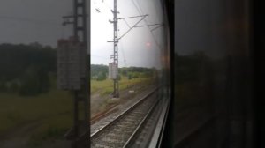 Поездка от о.п. 2060 км до ст. Бишкиль на ЭД4М-0088 с пригородным поездом №6003 Челябинск-Златоуст
