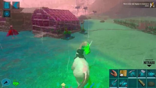 UNICORN TAMING AND BREEDING! WE CAN RIDE THE BABY! ARK: Mobile [S2:E25] смотреть онлайн