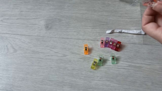 Пластиковые зажимы для шитья - распаковка посылки с Алиэкспресс + отзыв смотреть онлайн