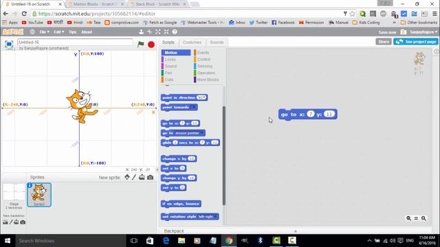 Scratch Programming Tutorials in Marathi Part 4- Motion blocks смотреть онлайн