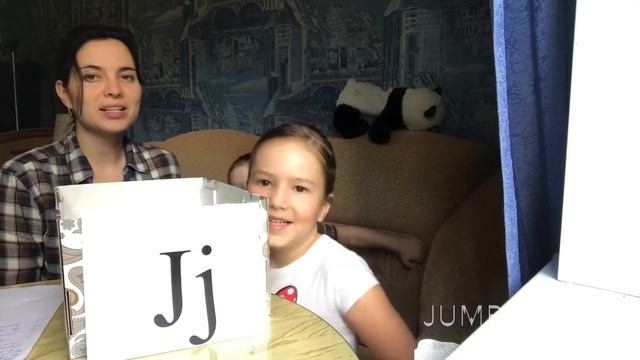 Настя учит английские буквы. ABC. Английский алфавит. I, J, K, L. смотреть онлайн