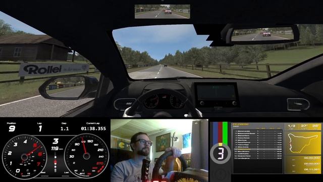 Yaris GR in Assetto Corsa Triple Screens 6000x2160 2022 смотреть онлайн