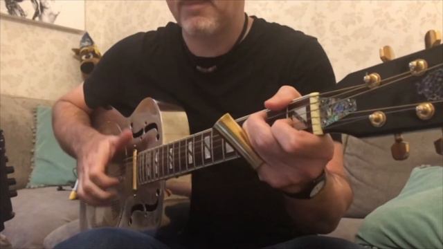 "Paranoid" Black Sabbath performed by Dobro Dave on slide guitar смотреть онлайн