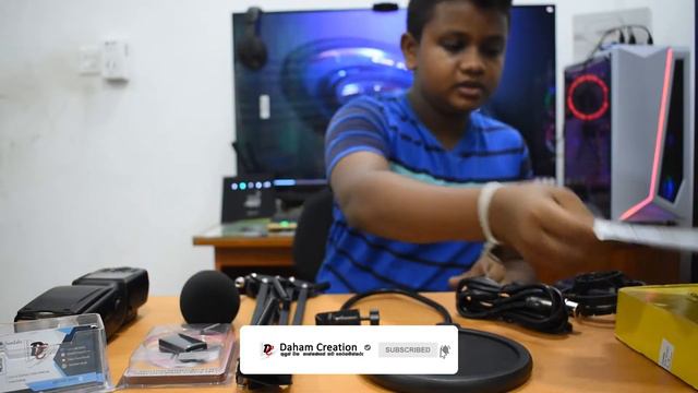 BM 800 Condenser Microphone & Sound Card V8 Unbox | Sinhala | සිංහල |Daham Creation|LK смотреть онлайн