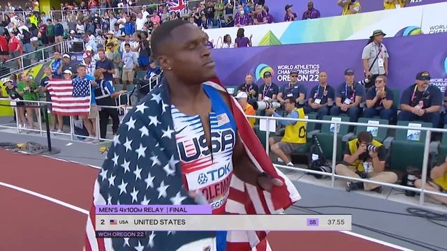Men's 4x100m Final | World Athletics Championships Oregon 2022 смотреть онлайн