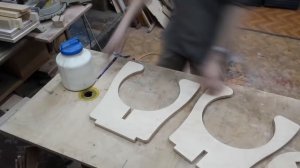 Безотходный табурет на ЧПУ из фанеры. DIY waste-free stool