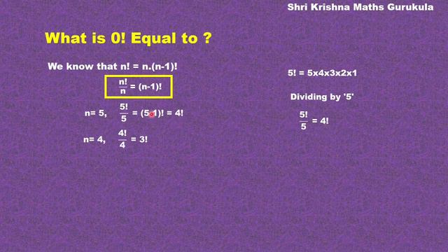 Why is 0! is equal to 1 | why is zero factorial equal to one? | why 0! is equal to 1 ? смотреть онлайн