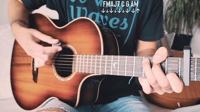 Go Flex Post Malone Guitar Tutorial // Go Flex Guitar // Guitar Lesson #848 смотреть онлайн