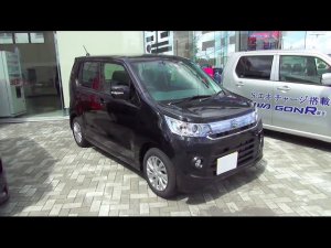2014 SUZUKI WAGON R STINGRAY X. Обзор Японского автомобиля. Правый руль.