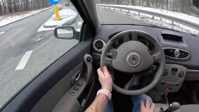 2005 Renault Clio 1 6 I 16V 110HP  0 100  POV Test Drive