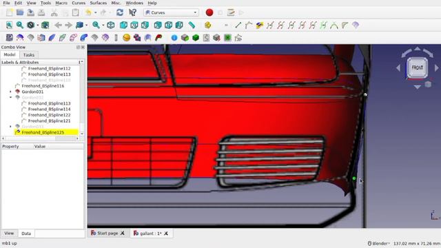 [Freecad] Car Modelling - Fender And Front Bumper Part 9