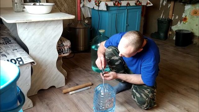 Крепость спирта с 1.5 метровой Царги 1.5дюйма. Насадка РПН. смотреть онлайн