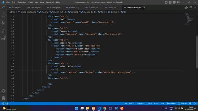Part 3: PHP Admin Panel - Create users / admin CRUD pages with form in php using bootstrap смотреть онлайн